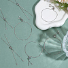 12Pcs Rack Plating Brass Chain Bracelet Making MAK-ME0001-07P-4