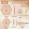 Wood Ceramic Bowl Molds WOOD-WH0030-98A-2