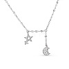 SHEGRACE Fashion Rhodium Plated 925 Sterling Silver Pendant Necklace JN81A-1