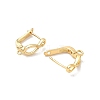 Brass Hoop Earring Findings KK-G536-10G-2