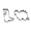 Non-Tarnish Stainless Steel Mixed Dinosaur Shaped Cookie Candy Food Cutters Molds DIY-H142-09P-2