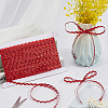 3 Rolls Polyester Wavy Fringe Trim Ribbon OCOR-GF0004-46D-3