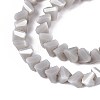 Opaque Glass Beads Strands GLAA-N019-4mm-21-4