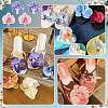 2 Pairs 2 Colors PU Leather Flower Shoe Buckle Clips DIY-NB0015-14-5