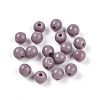 Opaque Solid Color Glass Beads GLAA-N007-4mm-A05-1
