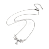 201 Stainless Steel Cable Chain Necklaces NJEW-L124-017P-2