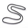 304 Stainless Steel Box Chain Necklaces NJEW-P250-02B-01-1
