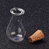 Glass Cork Bottles Ornament LS-AJEW-O032-02F-4