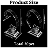 C Shaped ABS Plastic Single Bracelet Display Stands BDIS-WH20001-03A-2