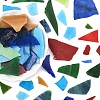 200G 2 Colors Multi-color Glass Mosaic Tiles MOSA-YW0001-01-1