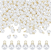 150Pcs ABS Plastic Imitation Pearl Pendants SACR-HY0001-10-1