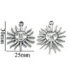 304 Stainless Steel Pendants STAS-WH0027-91A-P-1