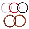 10 Pcs 5 Styles ABS Plastic Ring Shape Purse Handle AJEW-SZ0001-47-6