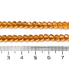 Transparent Glass Beads Strands EGLA-A035-T4mm-D04-5