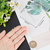 2Pcs 925 Sterling Silver Box Chain with Stop Beads & Loops STER-BBC0006-53-3