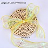 2roll Polyester Organza Ribbon DIY-SZ0010-21B-2