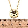 Brass Pave Cubic Zirconia Birth Stone Constellation Pendant Cable Chain Necklaces LS-NJEW-D334-01G-12-5