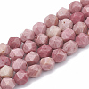 Natural Rhodonite Beads Strands G-S332-8mm-007-1