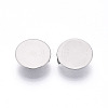 304 Stainless Steel Brooch Cabochon Settings STAS-E547-08J-P-2