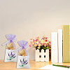 25Pcs Printed Cotton Organza Dried Flower Storage Drawstring Bags with Ribbon ABAG-SP0001-56B-5