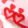 Valentine's Day Acrylic Dangle Stud Earrings SV9698-3-1