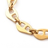 304 Stainless Steel Mariner Link Chain Bracelets BJEW-JB06101-02-2