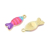 Printed Brass Pendants KK-CBA42CA-06G-06-2