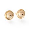 201 Stainless Steel Bead Cap Pendant Bails STAS-K194-03G-05-2