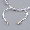 Adjustable Nylon Cord Braided Bead Bracelets EJEW-H118-02G-4