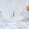 DIY Stainless Steel Pendant Necklaces Making Kits DIY-CN0003-75P-4