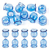 10Pcs Glass Bead Caps for Wind Chimes Making GLAA-BY0001-05H-1