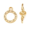 Brass Toggle Clasps KK-G548-42G-03-3