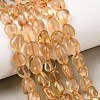 Natural Citrine Beads Strands G-C257-01-1
