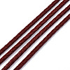 Braided Cowhide Leather Cord NWIR-N005-01A-4mm-4
