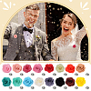 17Pcs Cloth Flower Brooches JEWB-FG00002-5