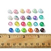 DIY 600Pcs 24 Styles Round Acrylic & Plastic Beads Jewelry Making Findings Kit DIY-FS0005-63-5