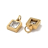 PVD Vacuum Plating 304 Stainless Steel Pendants X-STAS-D189-01G-B16-3