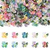 100Pcs 10 Colors Transparent Resin Cabochons FIND-CJ0004-67-1