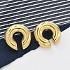 304 Stainless Steel C-Shaped Cuff Earrings for Women EJEW-M068-30G-1