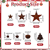 136Pcs 7 Styles Iron Pendants IFIN-WR0001-25-2