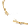 Polyester Cord Braided Bracelet Making AJEW-JB01376-01-4