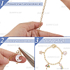12Pcs 304 Stainless Steel Twisted Curb Chains Bracelets BJEW-SC0001-61G-4