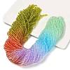 Transparent Painted Glass Beads Strands LS-DGLA-A034-T4mm-A12-1