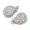 Anti-Tarnish 304 Stainless Steel Pendants STAS-S131-14P-2