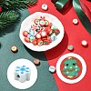 50Pcs 10 Styles Christmas Theme Handmade Polymer Clay Beads CLAY-YW0002-02-3