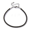 Polyester Cord Braided Bracelet Makings MAK-Z003-01P-04-1