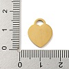 Ion Plating(IP) 304 Stainless Steel Pendants FIND-M017-01G-R-3