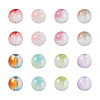 Cheriswelry 120Pcs 8 Colors Transparent Glass Beads GLAA-CW0001-05-2
