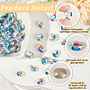 56Pcs 4 Styles Glass Rhinestone Cabochons RGLA-BBC0001-02-6