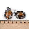 Natural Tiger Eye Pendants G-Z101-02AS-07-3